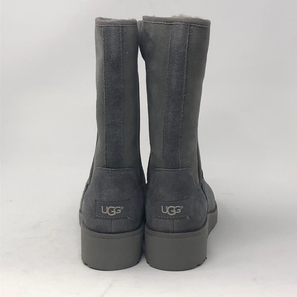 UGG Classic Suede Sheepskin Boots Grey 8 - Picture 7 of 8